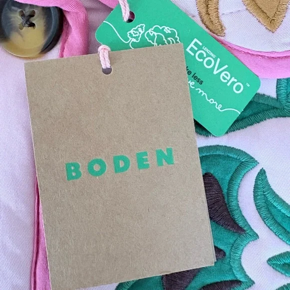 NWT Boden Women’s Fitzrovia Embroidered Jacket Size 6 Quilted Spring Coat Floral - Picture 13 of 16